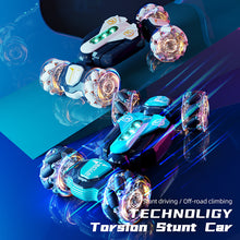 Load image into Gallery viewer, 【New】Technology Torsion Stunt car  [blue/white/orange]
