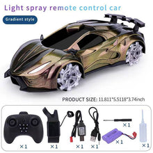 Load image into Gallery viewer, Light spray remote control car [blue/green/glod/red]