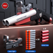 Load image into Gallery viewer, Double Tube Soft Bullet Gun Toy Gun