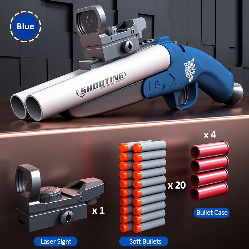 🔥🔥🔥🔥🔥！Double Tube Soft Bullet Gun Toy Gun