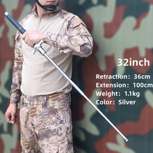 Load image into Gallery viewer, Self-defense telescopic stick three-section rod alloy steel material throwing stick