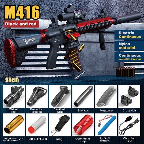 2022 New Electric Repeating M416 Softball Gun